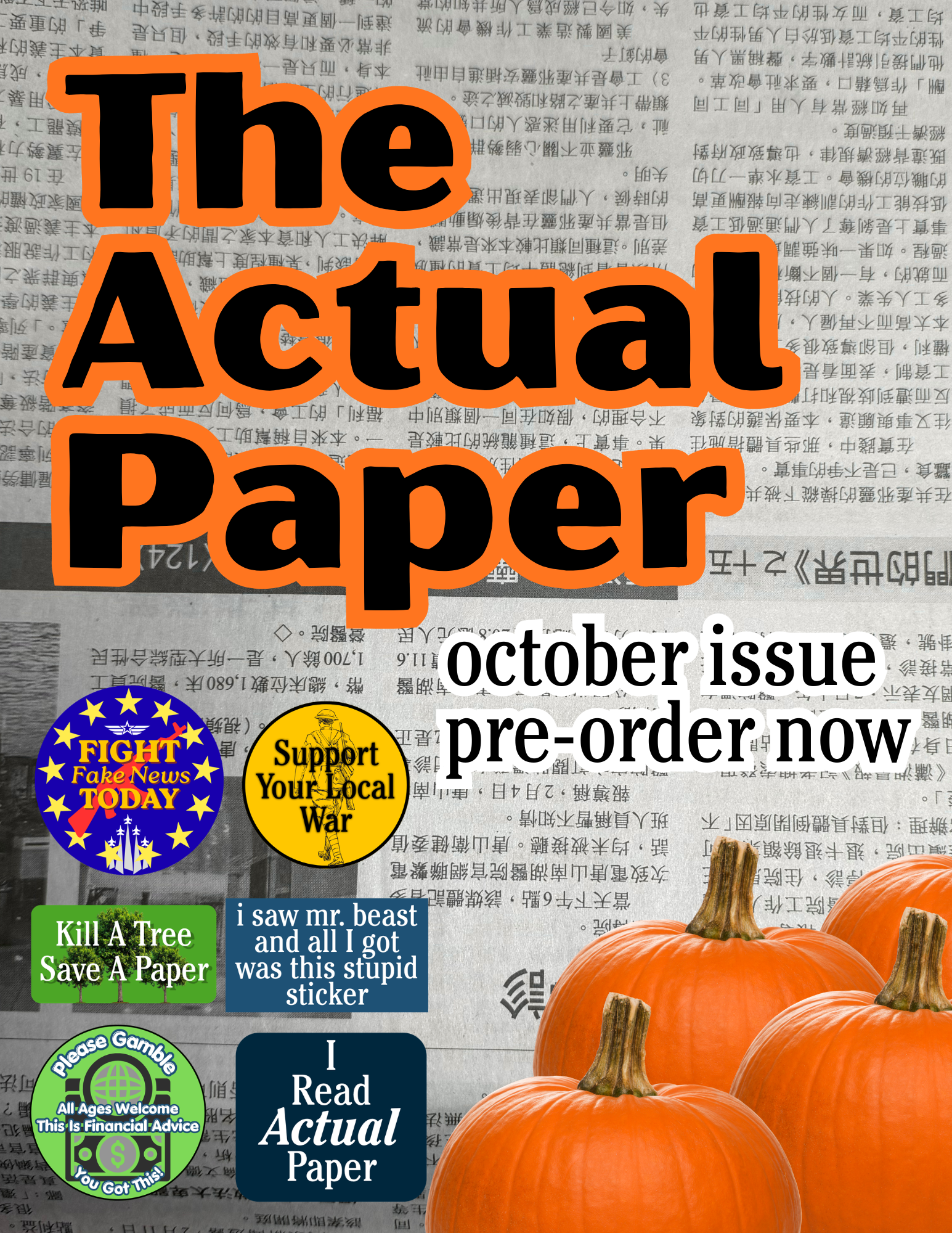 October Issue - Free Sticker Pack Included